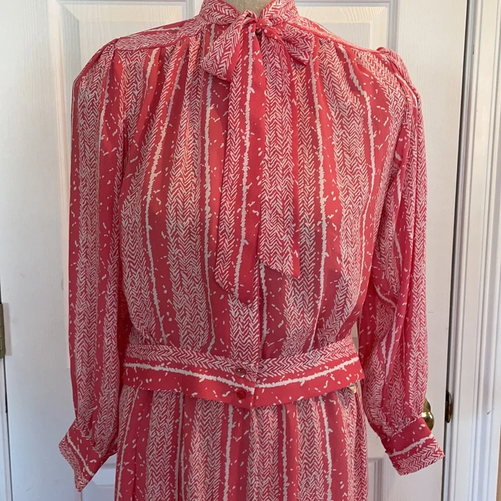 Vintage 1980s BGB limited petites 4 matching 2 pc Skirt blouse set pink nwts